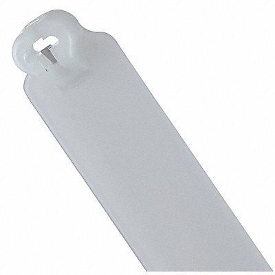 Cable Tie w Tag 14.2in Natural PK1000