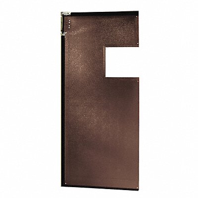 G2990 Swinging Door 7 x 3 ft Chocolate Brown