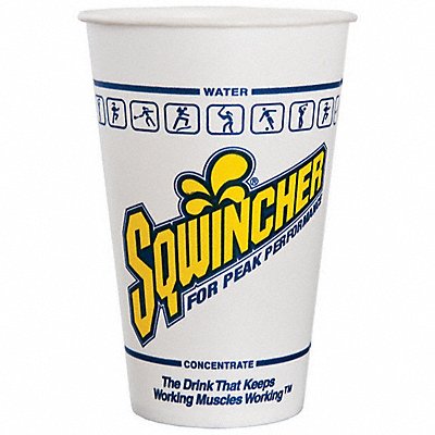 Disp Cold Cup 12 oz WH Sqwincher PK100