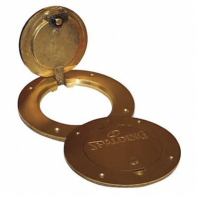 Cover Plate Assembly Brass 7 In Dia