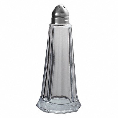 Salt/Pepper Shaker 4 3/8 in H Glass PK48