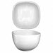 Square Bowl 26 oz Cap. Bright White PK24