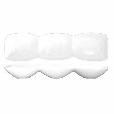 Triple Oval Bowl 21 oz Bright White PK12