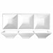 Triple Square Bowl 6oz Bright White PK36