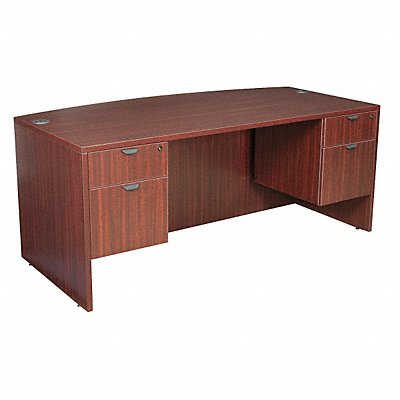 Office Desk 71 x 29 x 35 In Mahogany