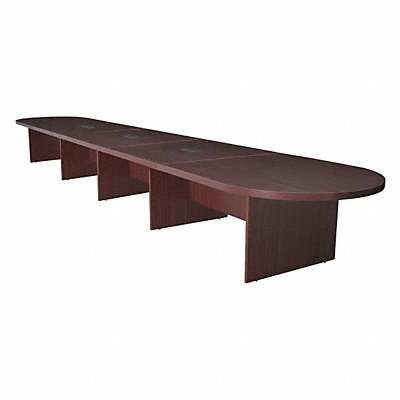 Conference Table 52 In x 20 ft Mahogany