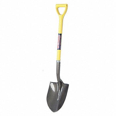 Round Point Shovel 27 in Handle 14 ga.