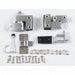 Slide Latch Aluminum Brushed