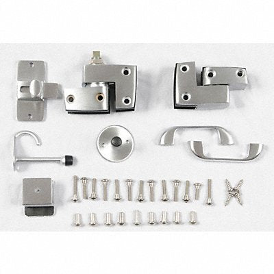 Slide Latch Aluminum Brushed