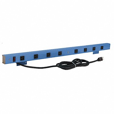 G4845 Power Strip 66 W x 4 D x 2 in H Black