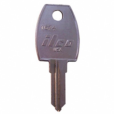 Key Blank Brass 1674 PK10