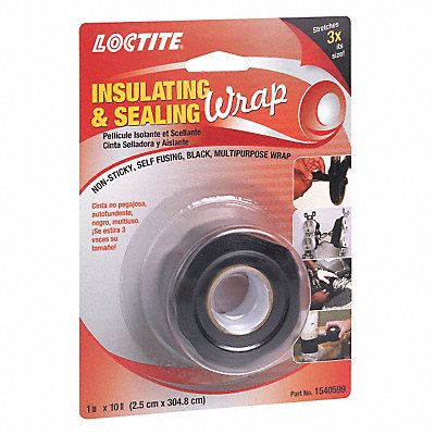 Insulating and Sealing Wrap Black