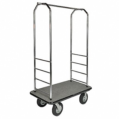 Bellman Cart Chrome Gray Carpet