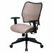 Desk Chair Fabric Latte 18-22 Seat Ht