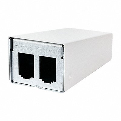 RJ45 Housing White 1.718 H 2.047 W