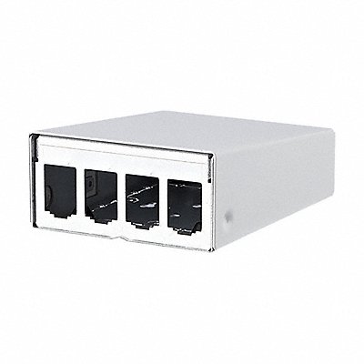 RJ45 Housing White 1.718 H 3.346 W