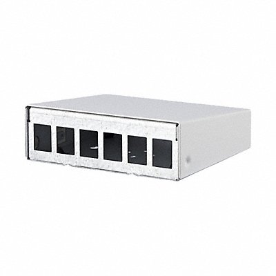 RJ45 Housing White 1.718 H 4.921 W
