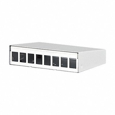 RJ45 Housing White 1.718 H 6.429 W