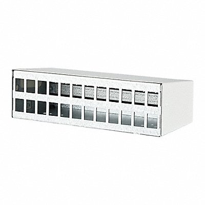 RJ45 Housing White 2.978 H 9.468 W