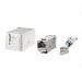 RJ45 Keystone White 1.181 H 1.457 W