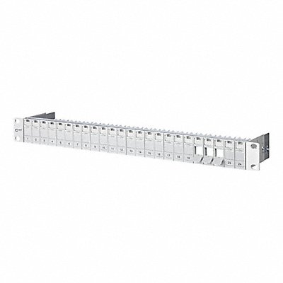 Patch Panel Light Gray 1.75 H 19 W