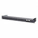 Patch Panel Black 1.75 H 19 W