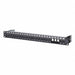 Patch Panel Black 1.75 H 19 W