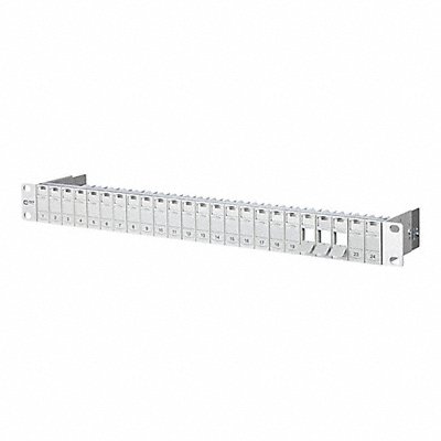 Patch Panel Light Gray 1.75 H 19 W