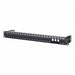 Patch Panel Black 1.75 H 19 W