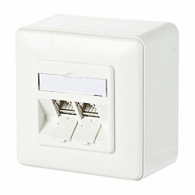 Wall Outlet White 3.368 H 3.368 W