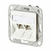 Wall Outlet White 2.752 H 2.752 W