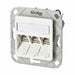 Wall Outlet White 2.752 H 2.752 W
