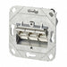 Wall Outlet Metallike 2.752 H 2.752 W