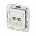 Wall Outlet White 2.752 H 2.752 W