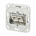Wall Outlet Metallike 2.752 H 2.752 W