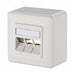 Wall Outlet White 3.346 H 3.346 W