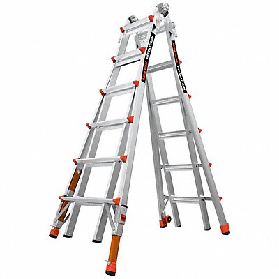 Ladder Aluminum 6 to 11 ft H 300 lb Cap