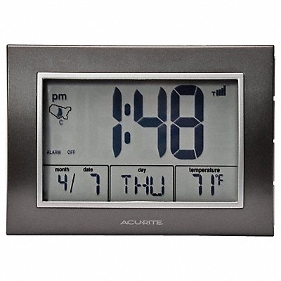 Atomic Desk Clock w/Temperature