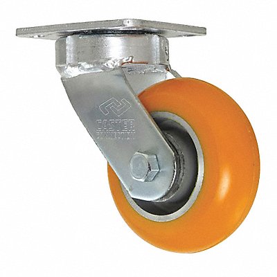 Swivel Plate Caster CC Apex Orange 5 