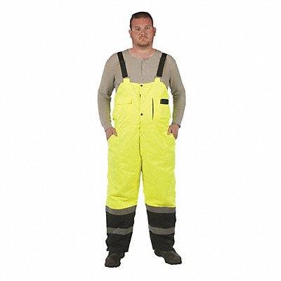 Lined Bib Overall Hi Vis M