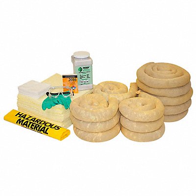 Spill Kit Refill Chem/Hazmat Brown