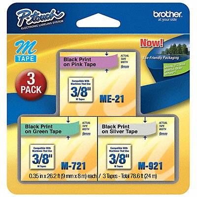 Label Tape Cartridge 26-13/64 x0.35 PK3