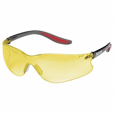 Safety Glasses Amber Uncoated