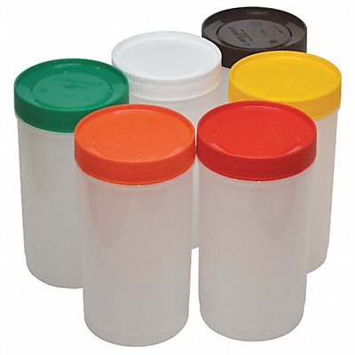 Container w/Pourer 3.5 Dia Plastic PK12