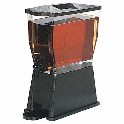 Beverage Dispenser Single 3 Gal Black