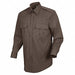 Sentry Plus Shirt Brown Neck 18-1/2 in