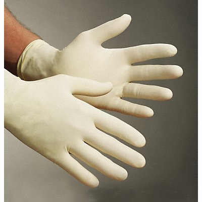 D8392 Disposable Gloves Rubber Latex M PK100