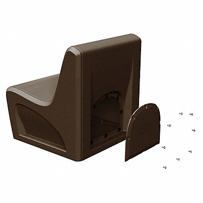 Sabre Chair with Access Door Brown