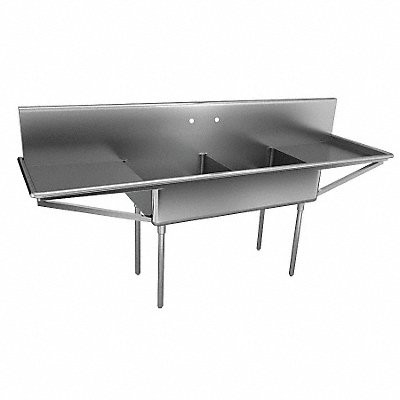 Just Scullery Sink Rect 15inx24inx12in