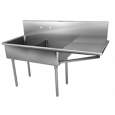 Just Scullery Sink Squar 24inx24inx12in